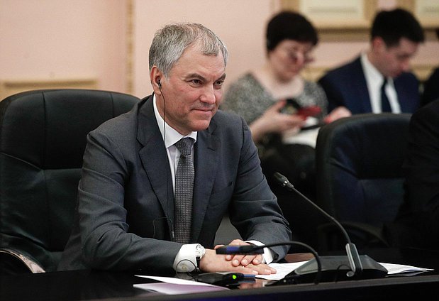 El Jefe de la Duma Estatal Vyacheslav Volodin