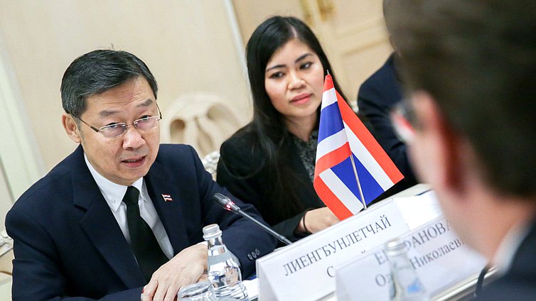 Первый заместитель Председателя Национального законодательного собрания Королевства Таиланд Сурачай Лиенгбунлетчай