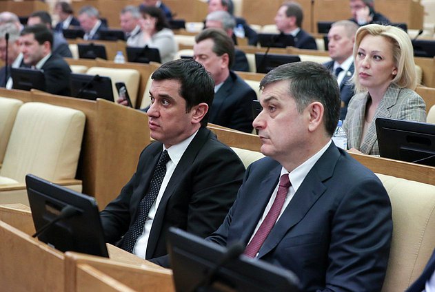 Члены Комитета по безопасности и противодействию коррупции Бекхан Барахоев и Адальби Шхагошев