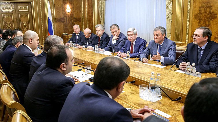 Во время встречи. Автор фото: Анна Исакова/Фотослужба Государственной Думы.

