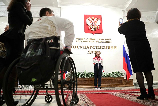 Открытие выставки, посвященной паралимпийскому движению в России и году до XVI Паралимпийских летних игр 2020 года в Токио