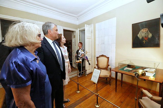Председатель ГД Вячеслав Володин посетил Музей-усадьбу Н.Г.Чернышевского
