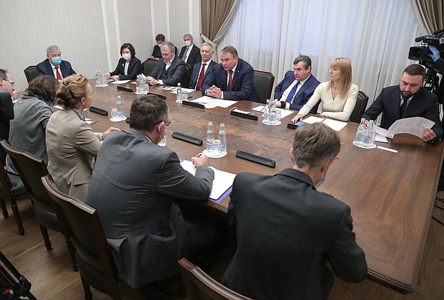 Meeting of Deputy Chairman of the State Duma Petr Tolstoy and Secretary General of the Council of Europe Marija Pejčinović Burić
