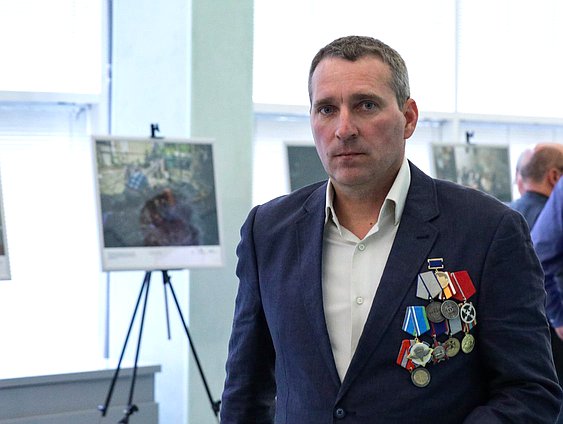 Открытие выставки «Хроники террора украинского неонацистского режима»