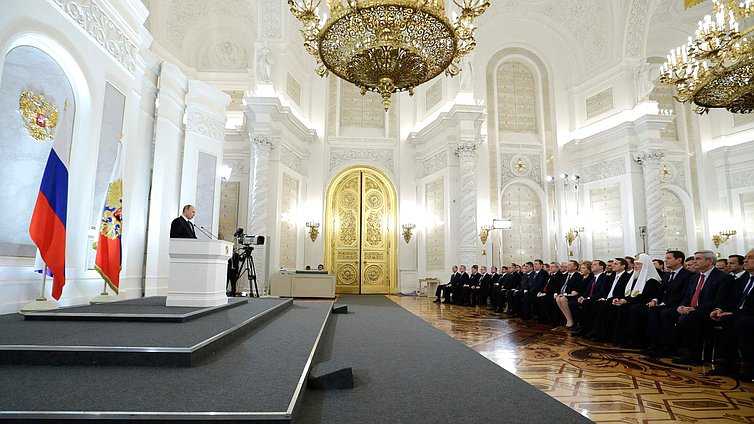 Послание Президента Российской Федерации Владимира Путина Федеральному Собранию.