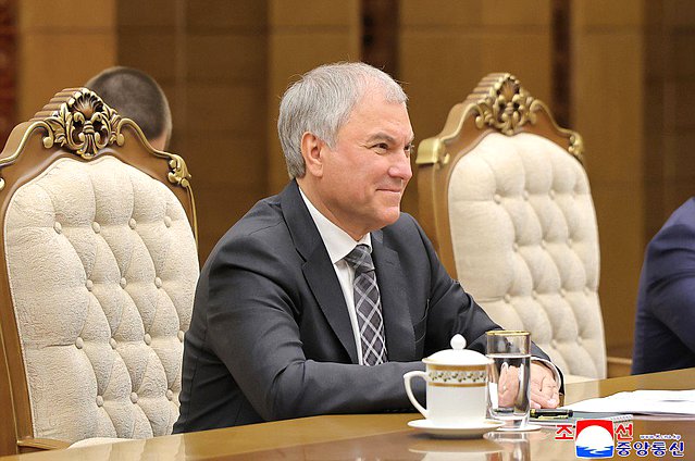 Chairman of the State Duma Vyacheslav Volodin. Photo credit: KCNA