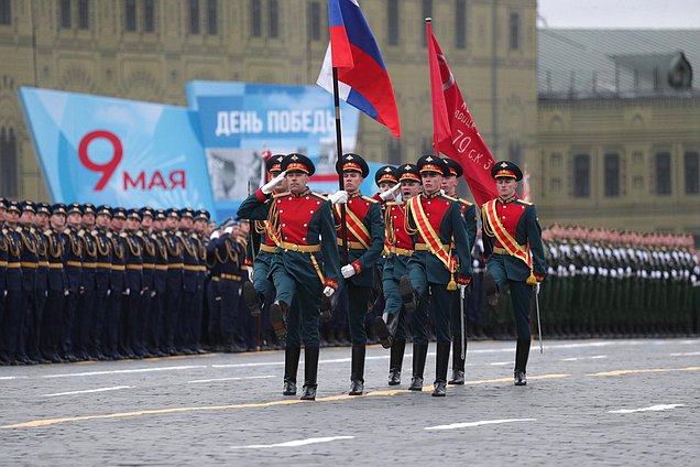 Парад в честь 76-й годовщины Победы в Великой Отечественной войне