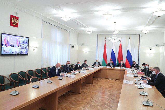 Пятьдесят девятая сессия Парламентского Собрания Союза Беларуси и России в режиме видеоконференции