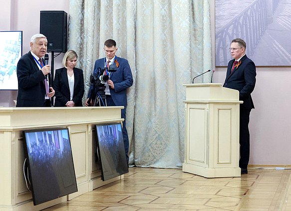 Председатель Государственного Совета Республики Татарстан Фарид Мухаметшин и Министр здравоохранения РФ Михаил Мурашко