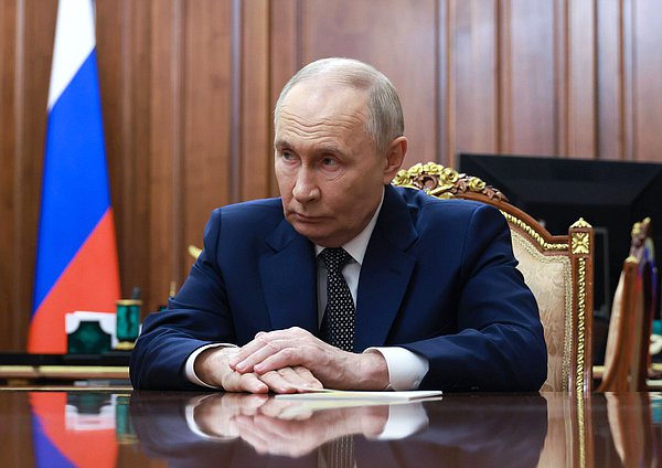 Встреча Президента РФ Владимира Путина с Председателем Государственной Думы Вячеславом Володиным. Фото: пресс-служба Президента РФ