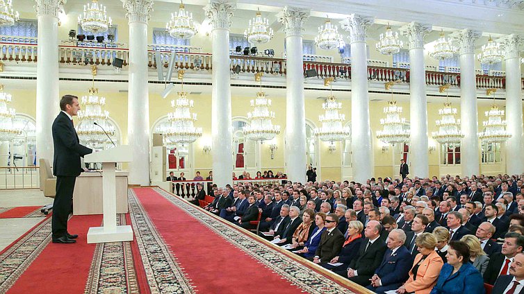 Совместное собрание членов Совета Федерации и депутатов Государственной Думы, посвященное вопросам борьбы с терроризмом.