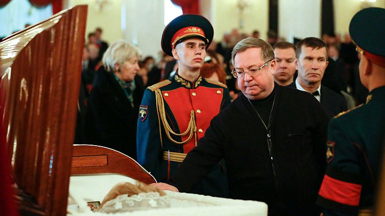 Церемония прощания с заместителем Председателя Государственной Думы Л.И.Швецовой