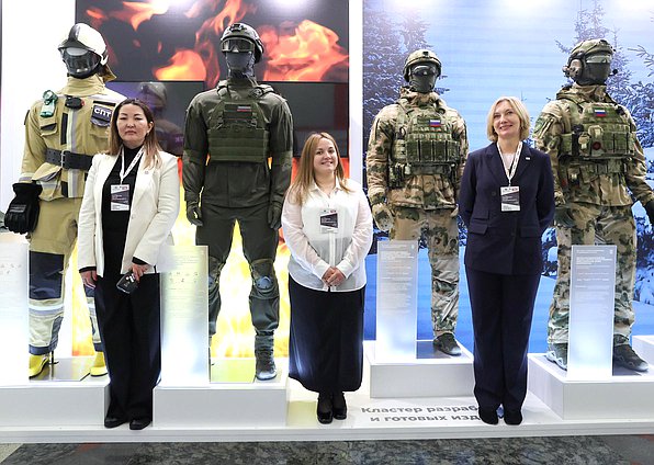 Торжественное открытие выставки «Российская легкая промышленность»