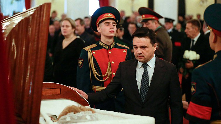 Церемония прощания с заместителем Председателя Государственной Думы Л.И.Швецовой