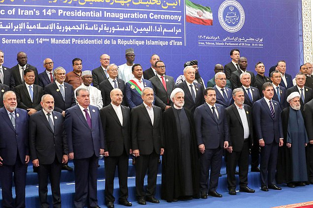 Председатель Государственной Думы Вячеслав Володин принял участие в церемонии инаугурации избранного Президента Исламской Республики Иран Масуда Пезешкиана