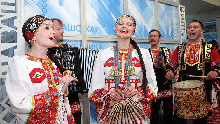 Открытие выставки, посвящённой Дням Чувашской Республики в Государственной Думе.