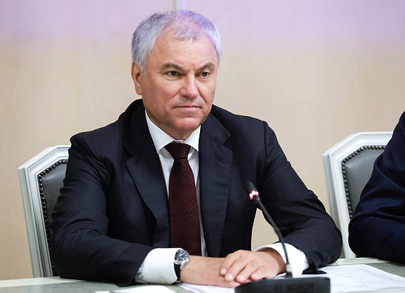 Председатель Государственной Думы Вячеслав Володин