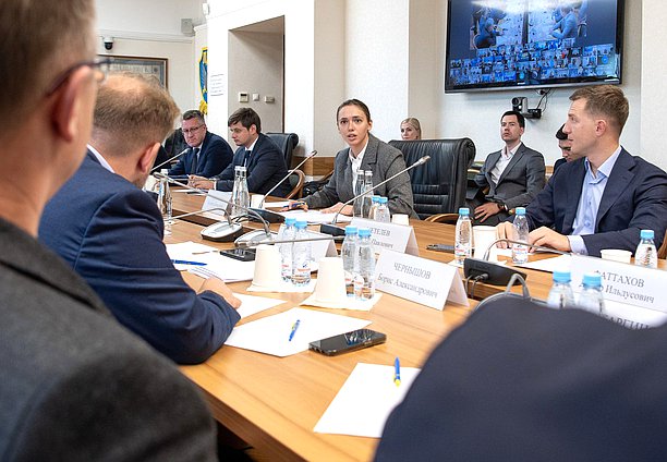 Встреча руководителя Федерального агентства по делам молодежи Ксении Разуваевой с представителями фракции ЛДПР