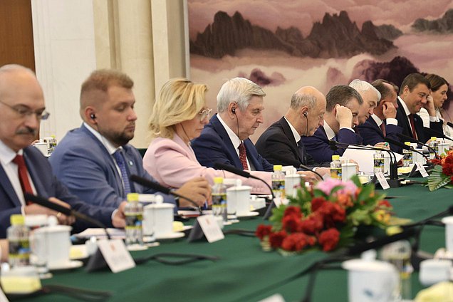 Десятое заседание Межпарламентской комиссии по сотрудничеству Федерального Собрания РФ и Всекитайского собрания народных представителей