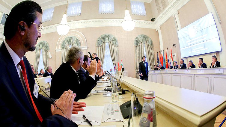 Девятое пленарное заседание Парламентской Ассамблеи Организации Договора о коллективной безопасности.
