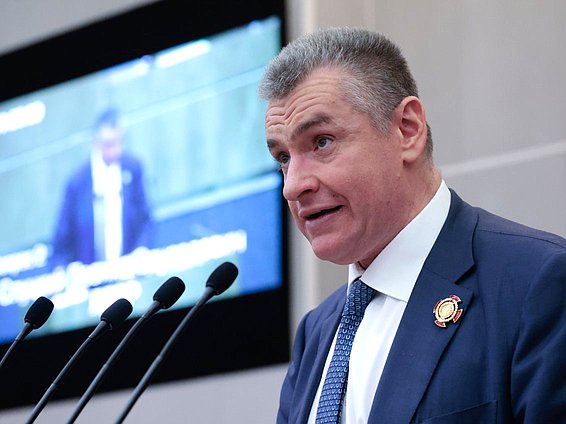 Руководитель фракции ЛДПР Леонид Слуцкий