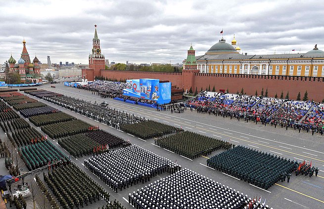 Парад в честь 76-й годовщины Победы в Великой Отечественной войне