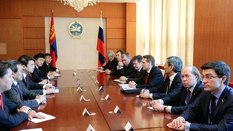 Официальный визит делегации Государственной Думы во главе с Председателем Сергеем Нарышкиным в Монголию.