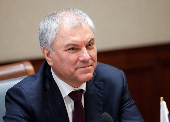 Jefe de la Duma Estatal Vyacheslav Volodin