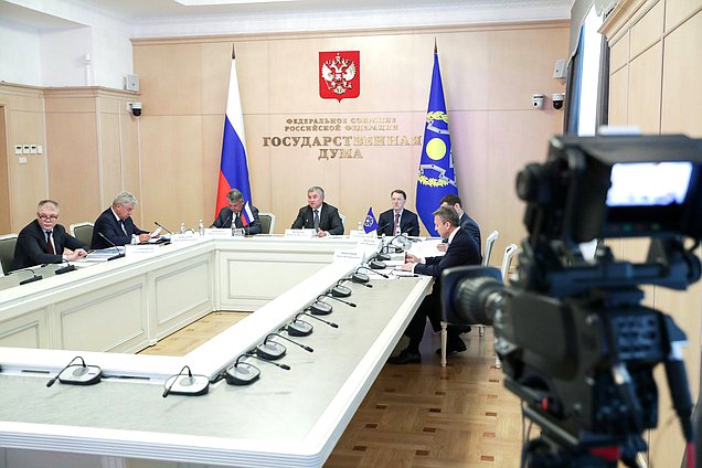 Meeting of the Council of the Parliamentary Assembly of the Collective Security Treaty Organization(CSTO PA)via videoconference