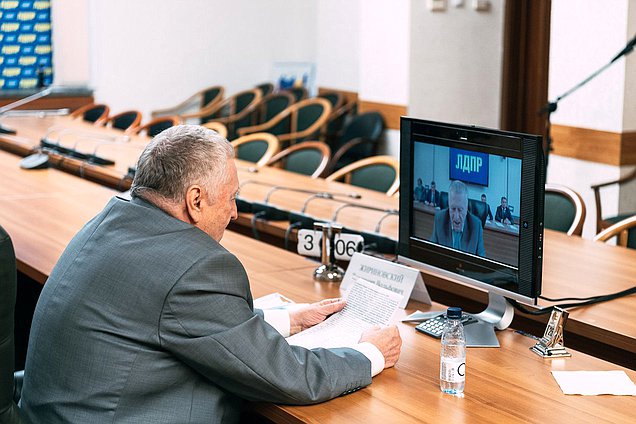 Председатель партии ЛДПР Владимир Жириновский