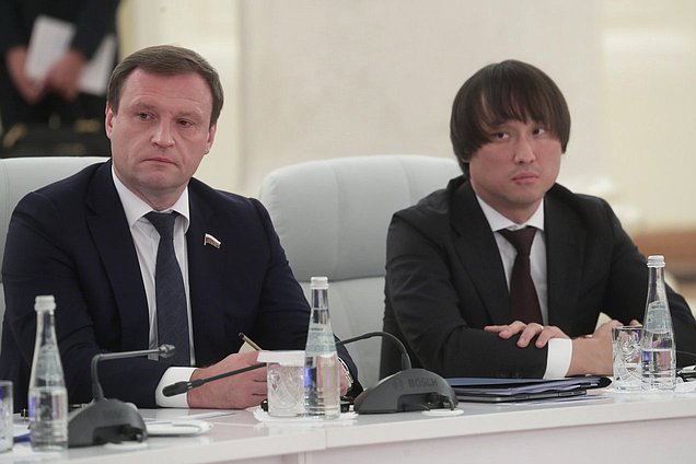 Chairmen of the Committee on Construction and Housing Sergey Pahomov and on Tourism and Development of Tourism Infrastructure Sangadzhi Tarbaev