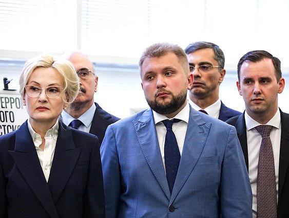 Заместители Председателя Государственной Думы Ирина Яровая и Борис Чернышов