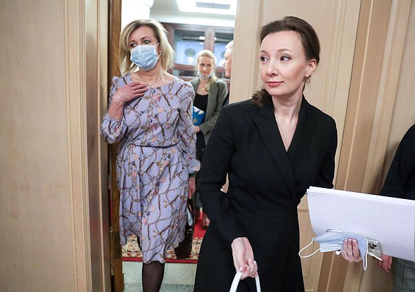 Foreign Ministry’s Spokeswoman Maria Zakharova and Presidential Commissioner for Children’s Rights Anna Kuznetsova