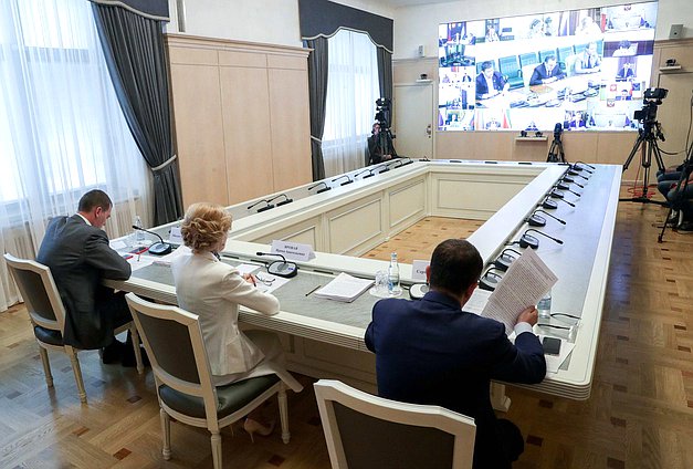 Заседание Президиума Совета законодателей в режиме видеоконференции