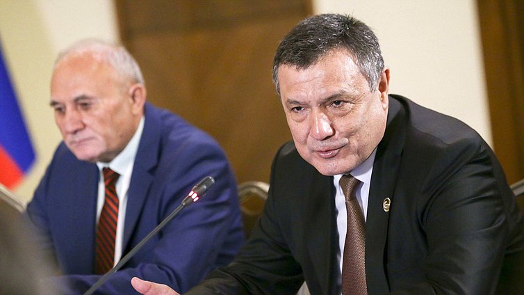 Speaker of the Legislative Chamber of the Oliy Majlis of Uzbekistan Nuriddinjon Ismoilov