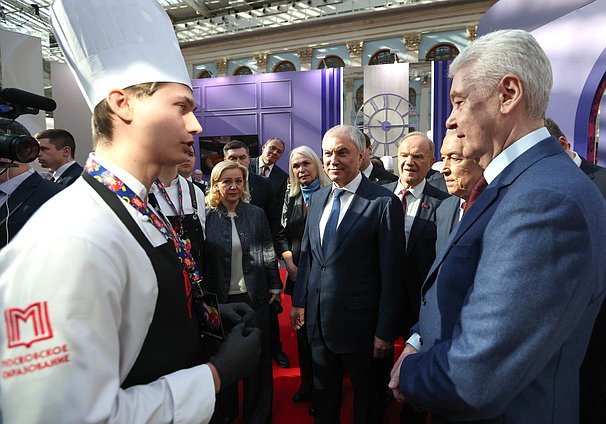 Председатель Государственной Думы Вячеслав Володин и мэр Москвы Сергей Собянин