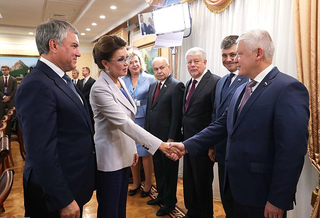 Meeting of Chairman of the State Duma Viacheslav Volodin and Chairwoman of the Senate of the Republic of Kazakhstan Dariga Nazarbayeva