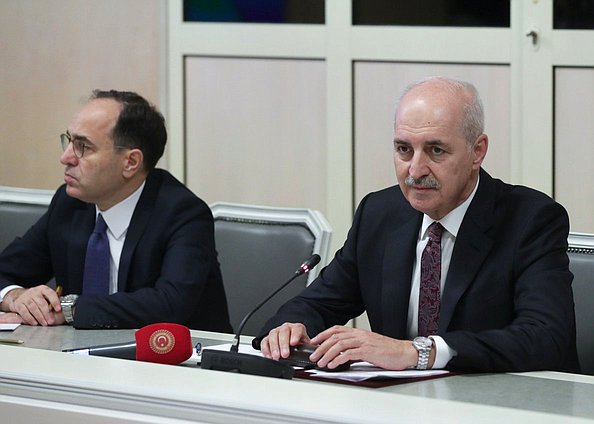 Speaker of the Grand National Assembly of the Republic of Türkiye Numan Kurtulmuş