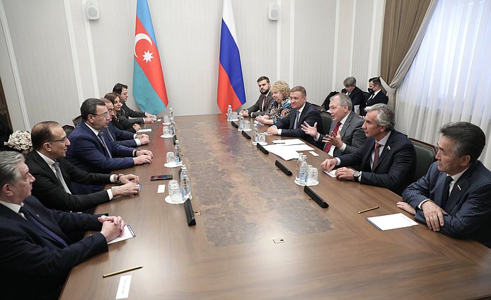 Встреча депутатов Государственной Думы с членами Милли Меджлиса Азербайджанской Республики
