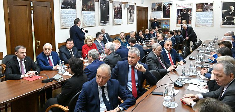 Встреча фракции КПРФ с кандидатом на должность Председателя Правительства Михаилом Мишустиным