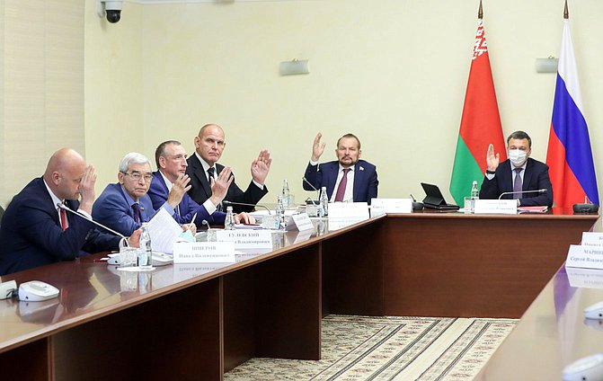 Шестидесятая сессия Парламентского Собрания Союза Беларуси и России в режиме видеоконференции