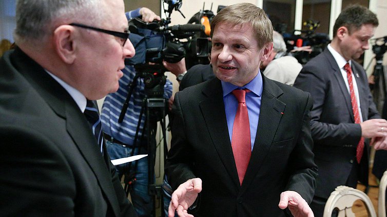 Встреча Председателя Государственной Думы Федерального Собрания Российской Федерации С.Е. Нарышкина с представителями иностранного бизнеса.