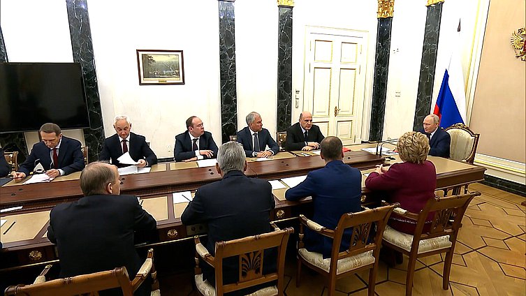 Meeting with permanent members of the Security Council