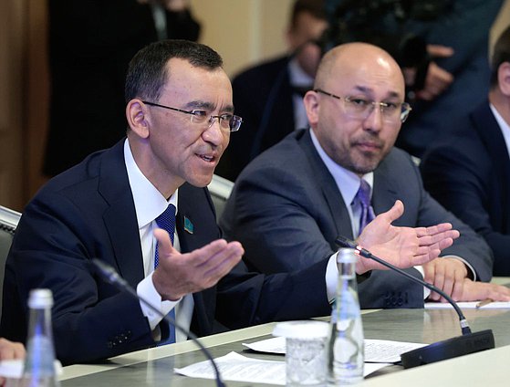 Председатель Сената Парламента Республики Казахстан Маулен Сагатханулы Ашимбаев