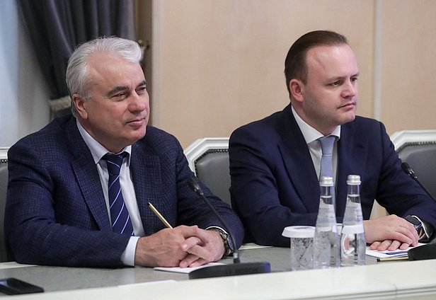 Председатель Комитета по энергетике Павел Завальный и заместитель Председателя Государственной Думы Владислав Даванков