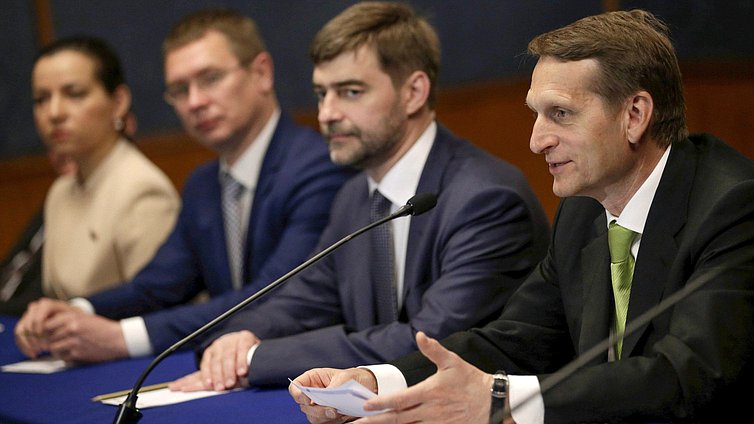 Встреча Сергея Нарышкина с Председателем Постоянного Комитета 
Всекитайского Собрания Народных Представителей 
Китайской Народной Республики (ПК ВСНП КНР)  Чжан Дэцзяном. 
