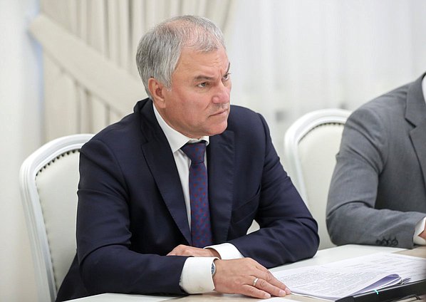 Chairman of the State Duma Vyacheslav Volodin