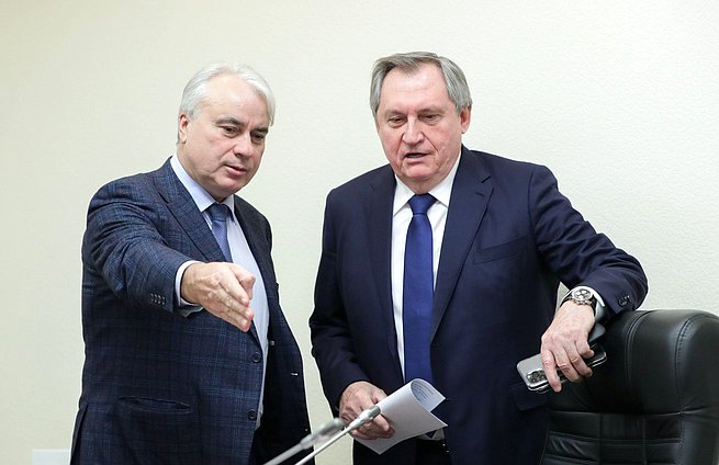 Председатель Комитета по энергетике Павел Завальный и Министр энергетики РФ Николай Шульгинов