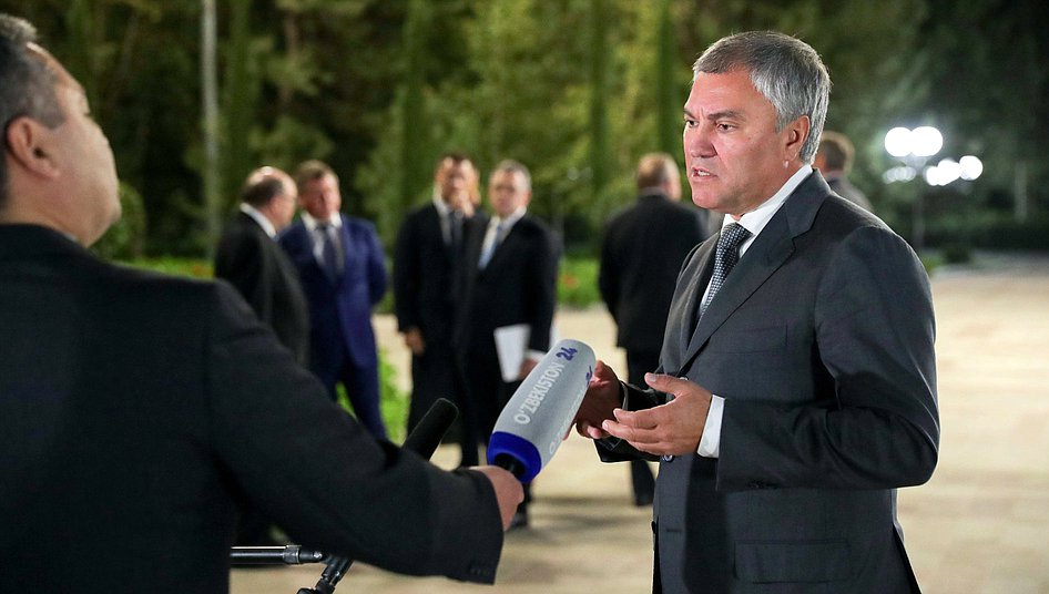 Chairman of the State Duma Viacheslav Volodin