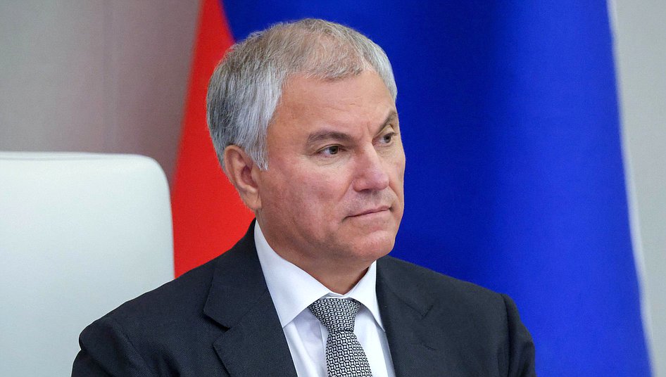 Chairman of the State Duma Vyacheslav Volodin